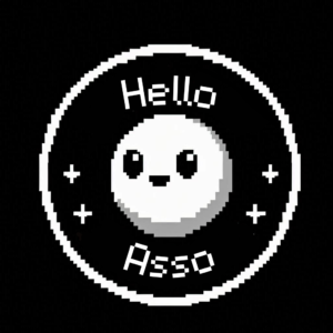 Le logo du site web des associations Hello Asso sous le format de la charte graphique de l'association de jeu de rôle de l'ouest lyonnais, rock'n'rôlistes